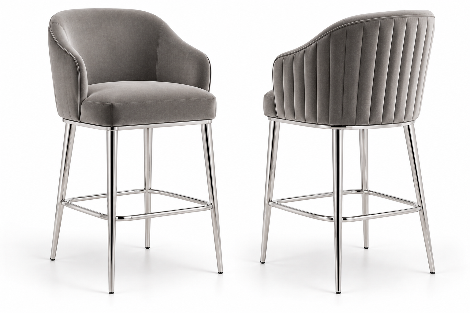 06 — Upholstered Counter Stool